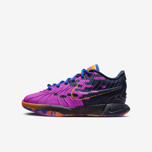 13代購 Nike LeBron XXI SE GS 紫黑 大童鞋 女鞋 籃球鞋 James FN5040-500