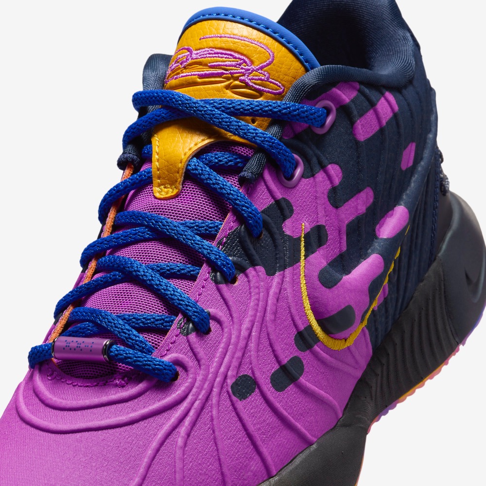 13代購 Nike LeBron XXI SE GS 紫黑 大童鞋 女鞋 籃球鞋 James FN5040-500-細節圖7