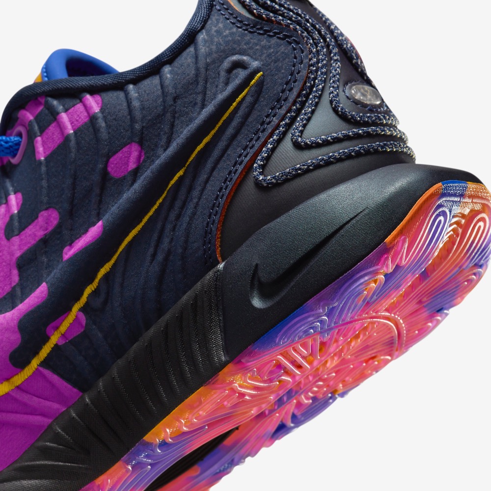 13代購 Nike LeBron XXI SE GS 紫黑 大童鞋 女鞋 籃球鞋 James FN5040-500-細節圖8