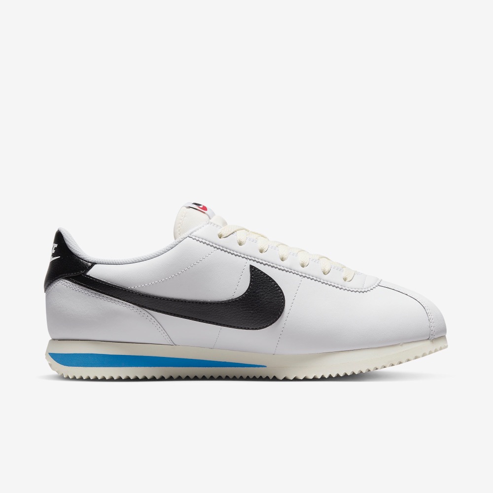 13代購 Nike Cortez 白黑藍 男鞋 休閒鞋 復古球鞋 阿甘鞋 DM4044-100-細節圖3