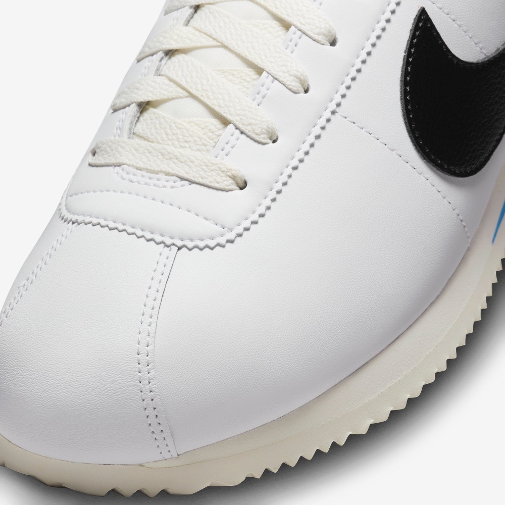 13代購 Nike Cortez 白黑藍 男鞋 休閒鞋 復古球鞋 阿甘鞋 DM4044-100-細節圖7