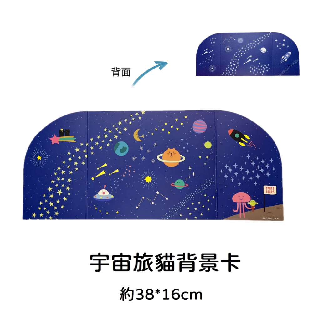 【微景小舖】ins風 日式雜貨 海底世界/萬聖節/中華料理/壽司店/星空主題背景卡 微縮模型 DIY組合背景卡 主題背景-細節圖2