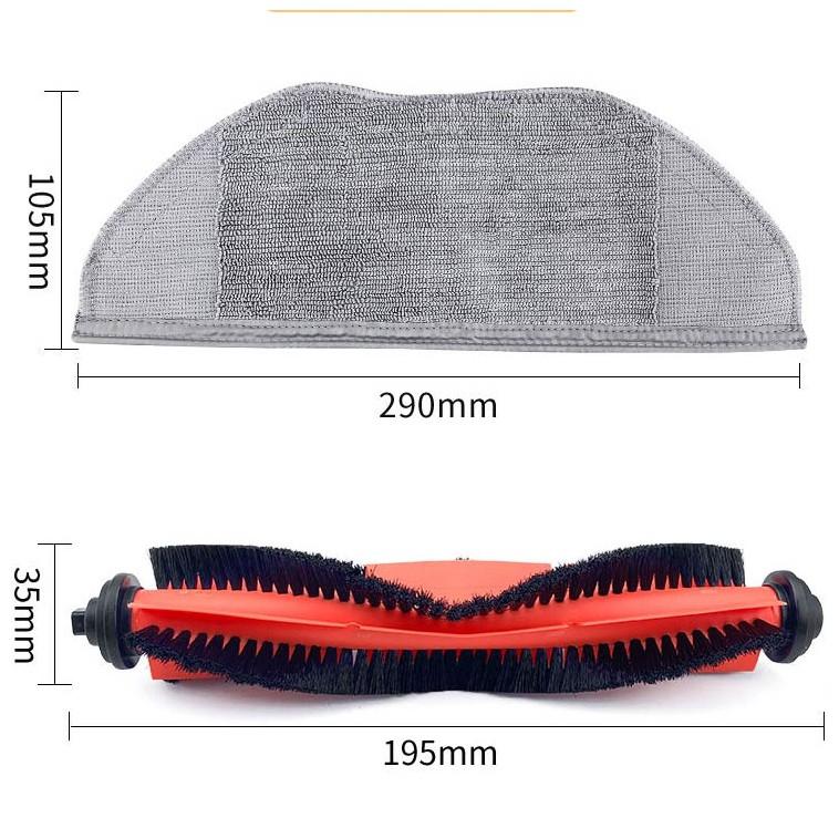 L-one[  米家掃拖機器人 MJSTG1 G1 ]  小米 米家 掃地機器人 配件 邊刷 水洗濾網 主刷 邊刷 抹布-細節圖2