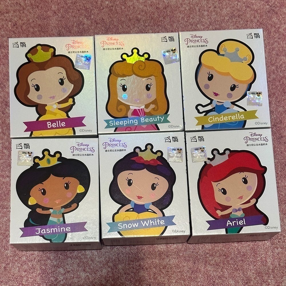 (拆擺官瑕)白雪公主 水晶積木 桌上擺件 已組成品 確認款-細節圖4