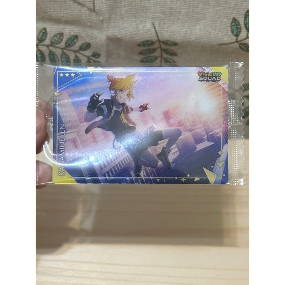 (卡未拆袋)世界計畫 餅卡 卡片 (不含餅乾)日野森雫 镜音铃 巡音流歌 初音未來 日野森志步 KAITO-規格圖1