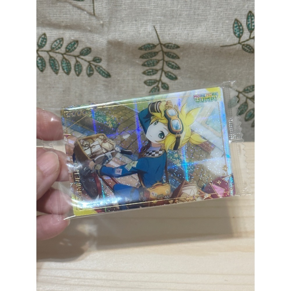 (卡未拆袋)世界計畫 餅卡 卡片 (不含餅乾)日野森雫 镜音铃 巡音流歌 初音未來 日野森志步 KAITO-規格圖1