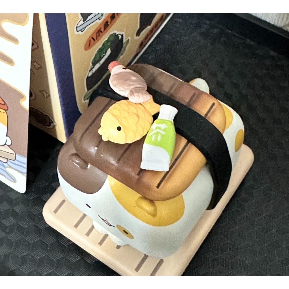 (拆擺)貓團子壽司系列盲盒 確認款 烤鰻魚三花-細節圖4