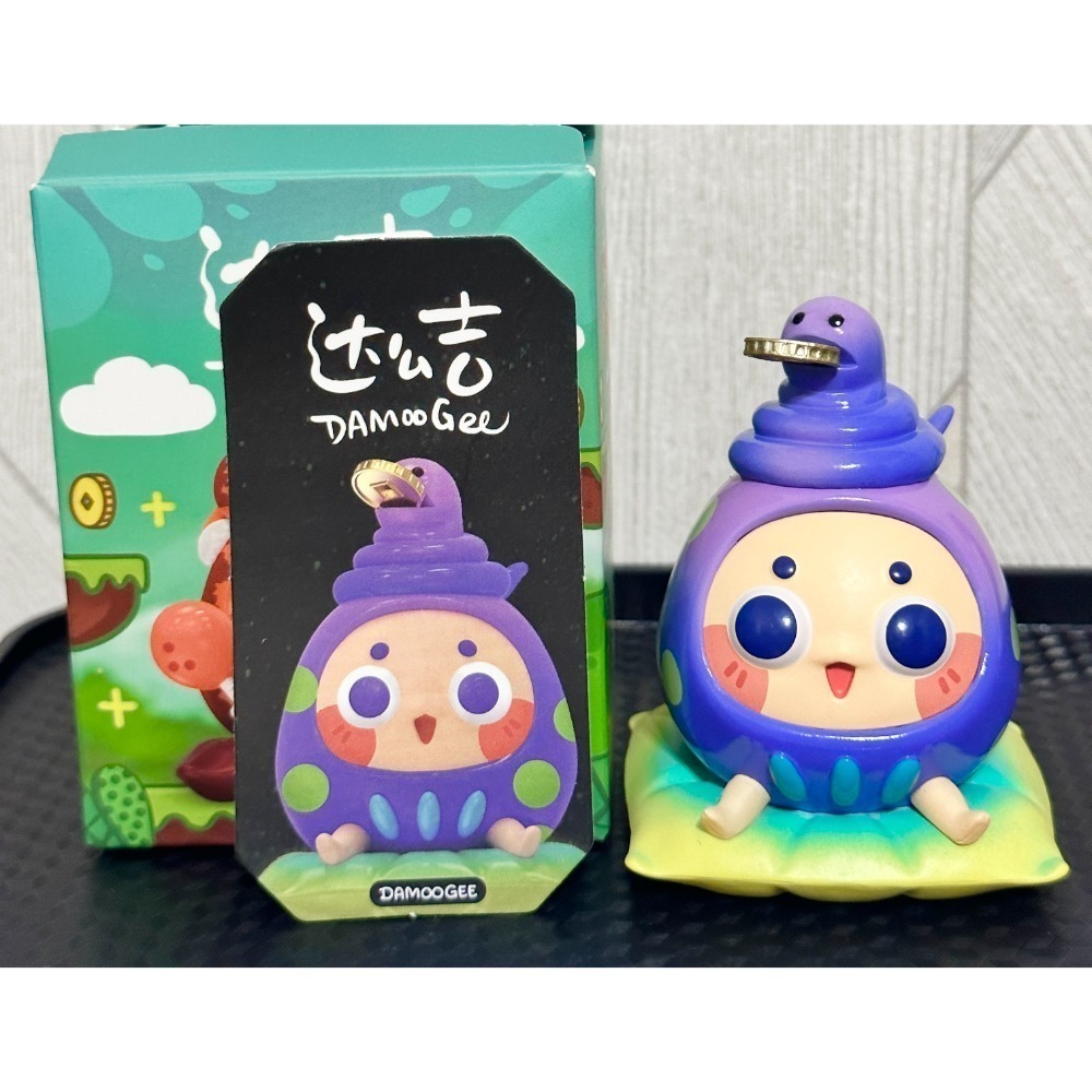 (拆擺)DAMOOGEE 達摩吉 盲盒 確認款 貪吃蛇 藏寶兔-規格圖3
