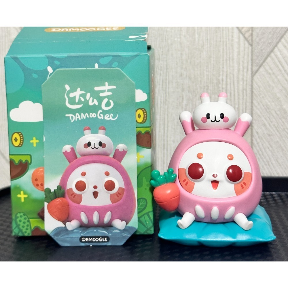 (拆擺)DAMOOGEE 達摩吉 盲盒 確認款 貪吃蛇 藏寶兔-規格圖3