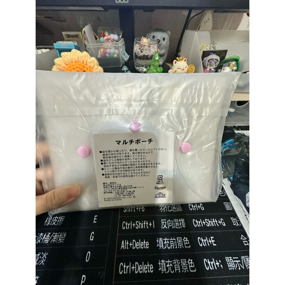 (全新出清)三麗鷗 一番賞 收納袋 大耳狗 布丁狗 酷洛米  美樂蒂 酷企鵝-細節圖2