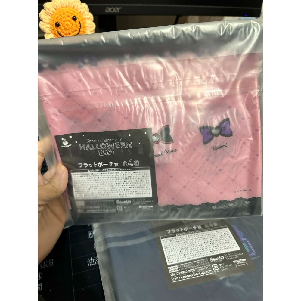 (全新出清)三麗鷗 一番賞 收納袋 大耳狗 布丁狗 酷洛米  美樂蒂 酷企鵝-細節圖4