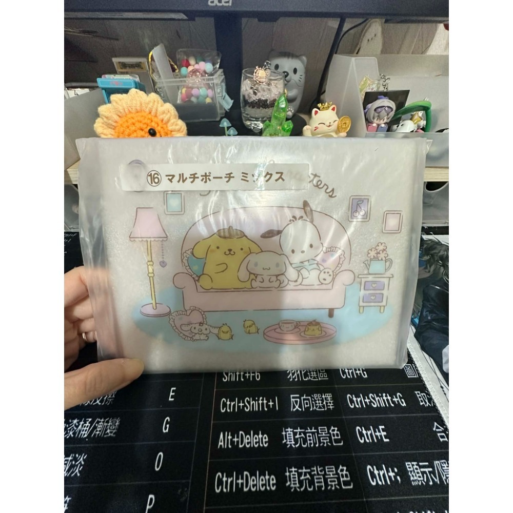 (全新出清)三麗鷗 一番賞 收納袋 大耳狗 布丁狗 酷洛米  美樂蒂 酷企鵝-規格圖8