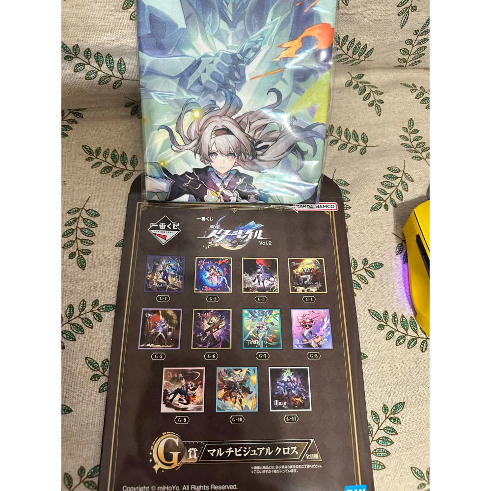 (已拆)一番賞 崩壞：星穹鐵道 造型徽章 大壓克力立牌 小方巾-細節圖2