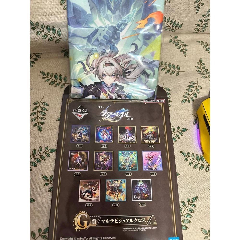 (已拆)一番賞 崩壞：星穹鐵道 造型徽章 大壓克力立牌 小方巾-細節圖2