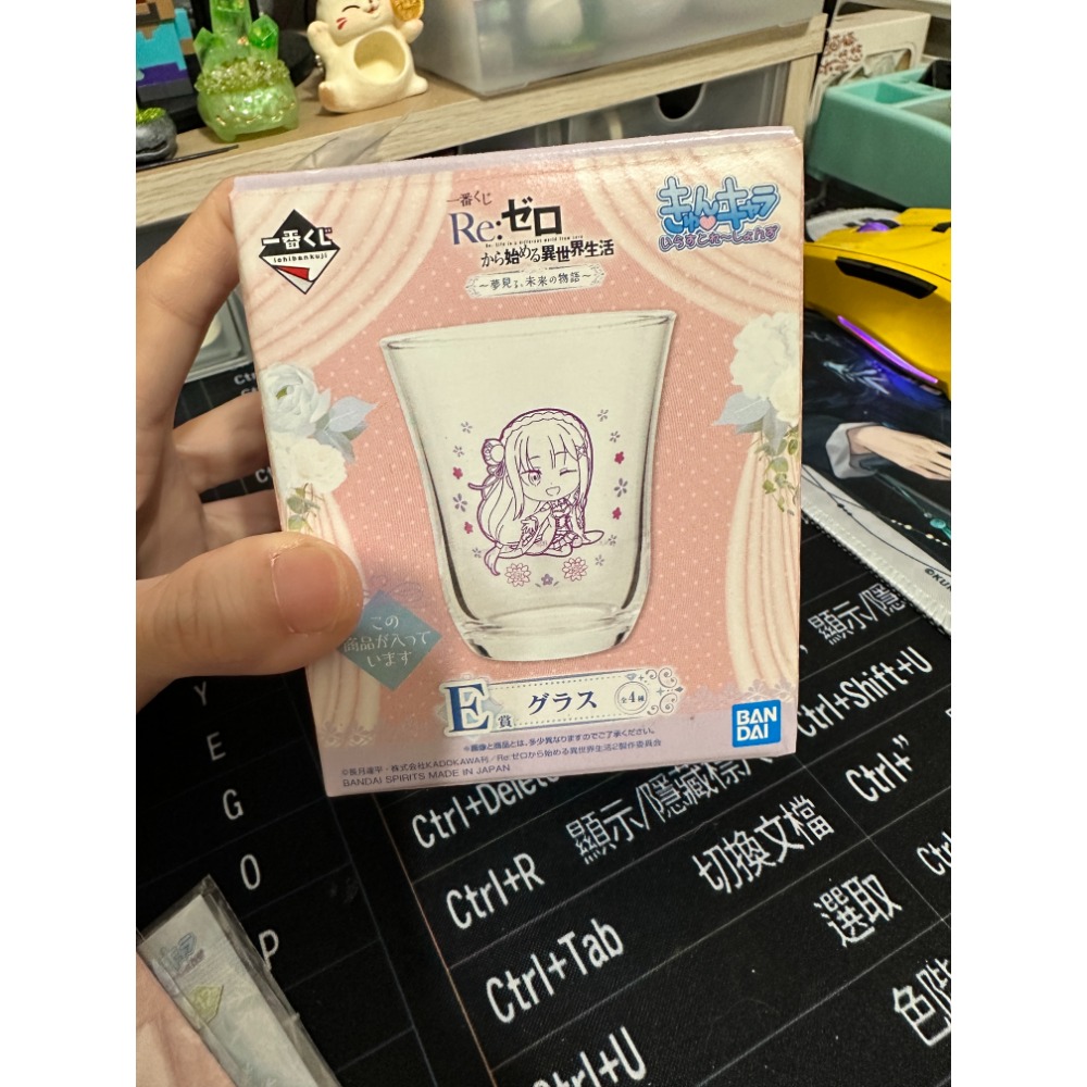 (全新拆檢)一番賞《Re:從零開始的異世界生活》E賞 F賞 壓克力立牌 玻璃杯-規格圖3