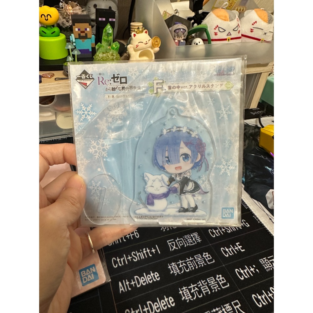 (全新拆檢)一番賞《Re:從零開始的異世界生活》E賞 F賞 壓克力立牌 玻璃杯-規格圖3