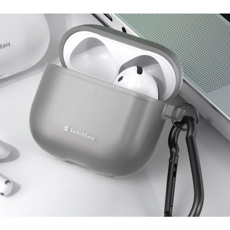 免運 美版 魚骨牌 SwitchEasy Glaze 霧透耐衝擊耳機殼 AirPods Pro 2 AirPods 4-細節圖4