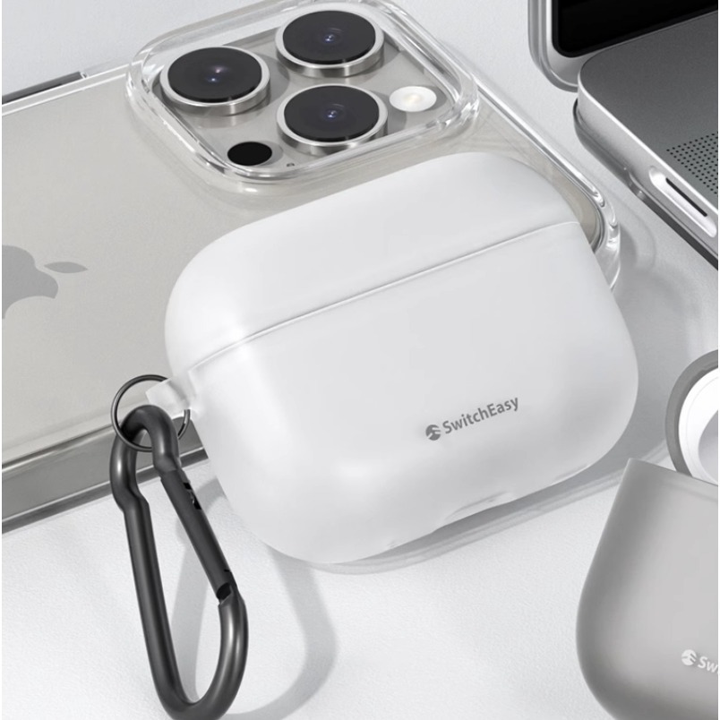 免運 美版 魚骨牌 SwitchEasy Glaze 霧透耐衝擊耳機殼 AirPods Pro 2 AirPods 4-細節圖8