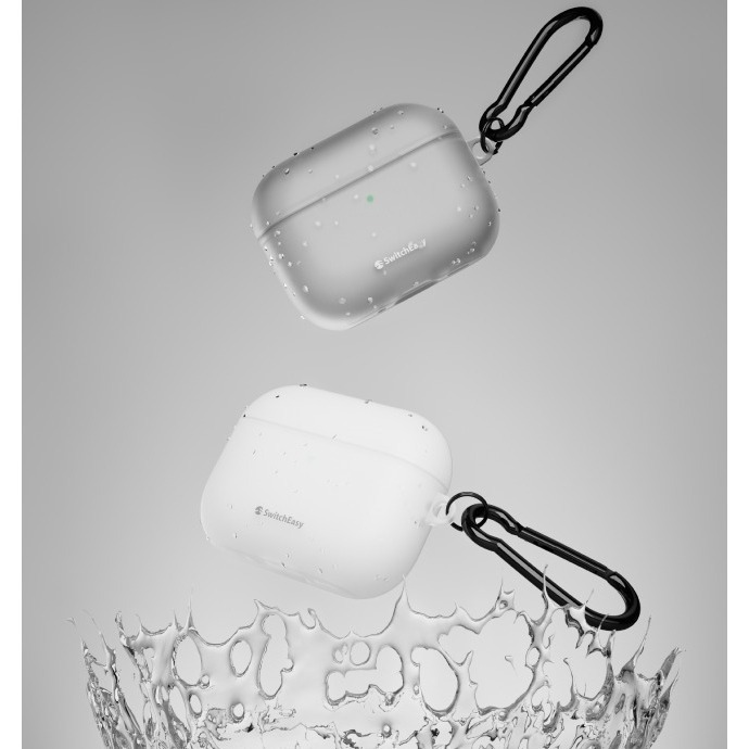 免運 美版魚骨牌 SwitchEasy Glaze 霧透防黃耳機殼 AirPods Pro 3 PRO 2 4代-細節圖4