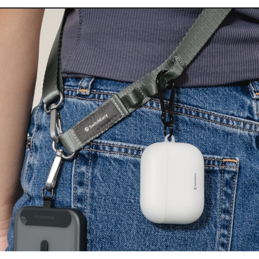免運 美版魚骨牌 SwitchEasy Glaze 霧透防黃耳機殼 AirPods Pro 3 PRO 2 4代-細節圖7