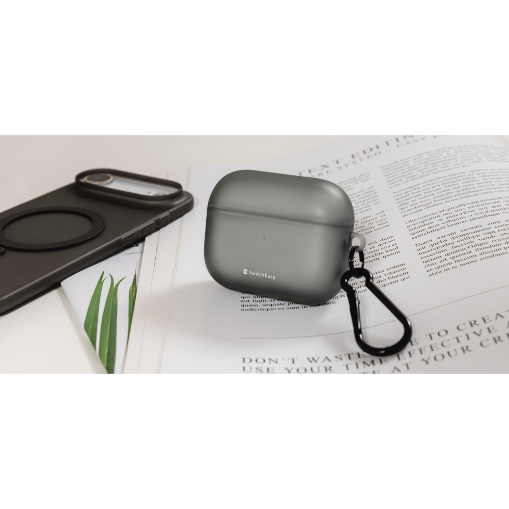 免運 美版魚骨牌 SwitchEasy Glaze 霧透防黃耳機殼 AirPods Pro 3 PRO 2 4代-細節圖9