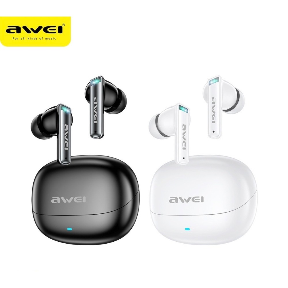 免運 AWEI T88 TWS真無線藍牙耳機 藍牙5.4 被動降燥 IPX6防水 藍芽耳機 入耳式 立體音場-細節圖11