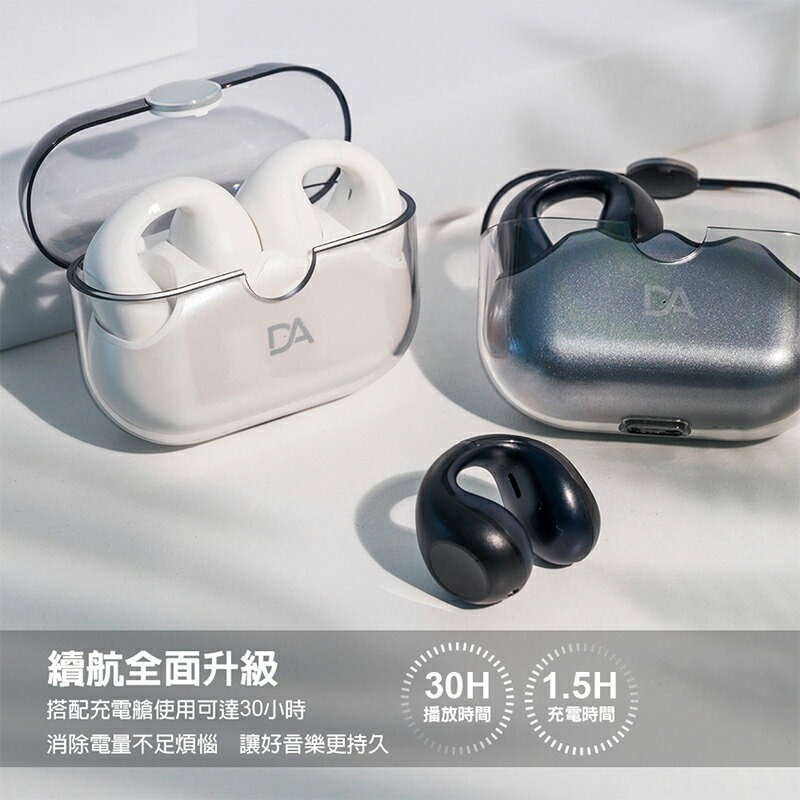 免運 DA  Air Pro 6 骨傳導耳機 夾式耳機 運動耳機 無線藍牙耳機 不入耳 夾式運動耳機 耳夾式-細節圖7