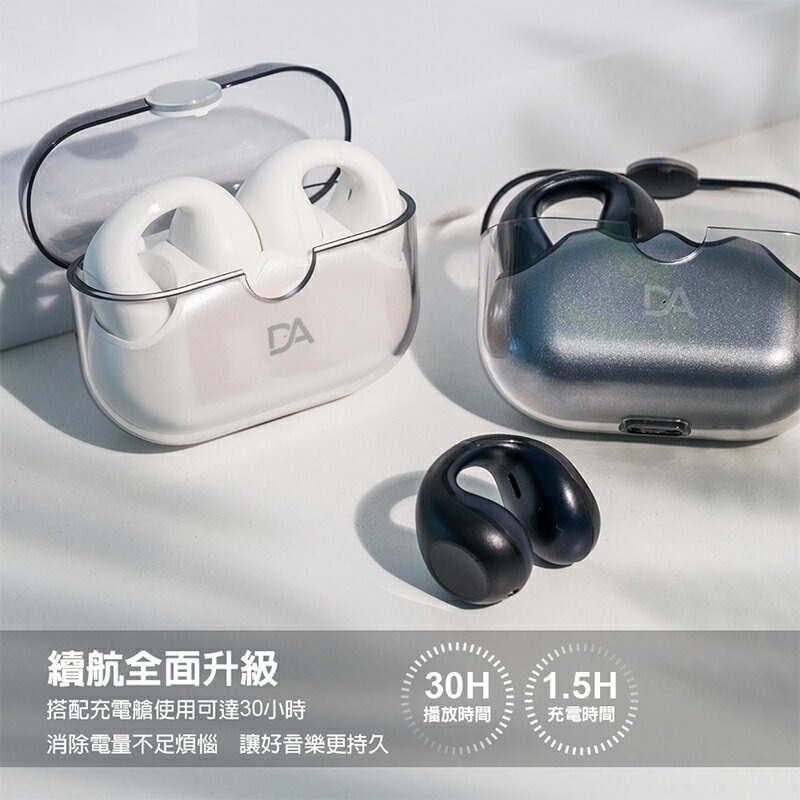 免運 DA  Air Pro 6 骨傳導耳機 夾式耳機 運動耳機 無線藍牙耳機 不入耳 夾式運動耳機 耳夾式-細節圖7