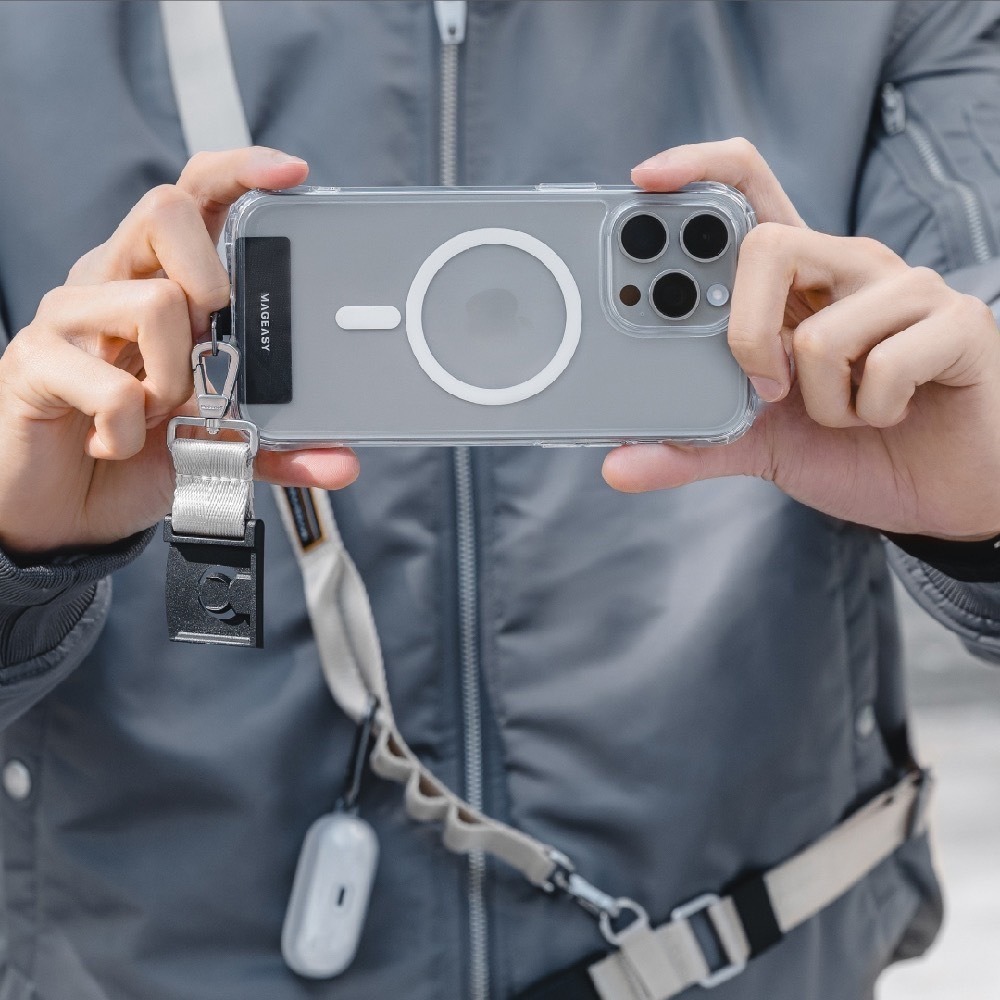 免運 MAGEASY Utility STRAP Fidlock 機能快扣手機掛繩 25mm 快拆背帶 手機背帶 斜背帶-細節圖3