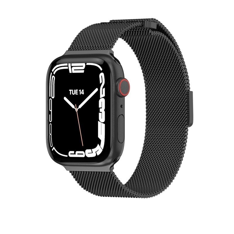 免運 美版魚骨牌 SwitchEasy Mesh不鏽鋼米蘭磁吸錶帶 Apple Watch  蘋果手錶 錶帶-規格圖10