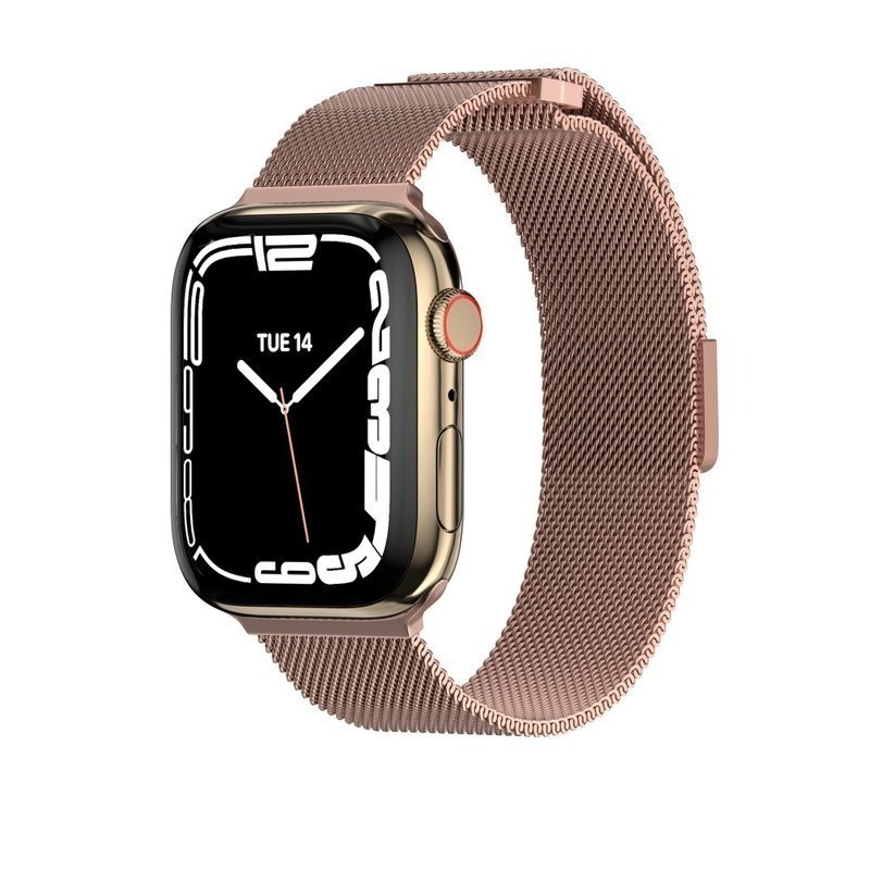 免運 美版魚骨牌 SwitchEasy Mesh不鏽鋼米蘭磁吸錶帶 Apple Watch  蘋果手錶 錶帶-規格圖11
