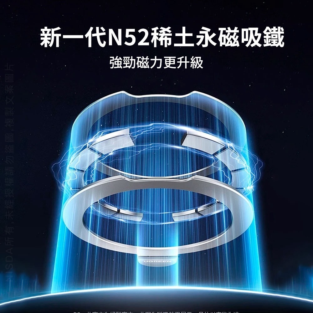免運 Oweida Qi2認證 15W Magsafe車用無線充電器 出風口磁吸車架 無線車充架 車用 車充 車充架-細節圖7