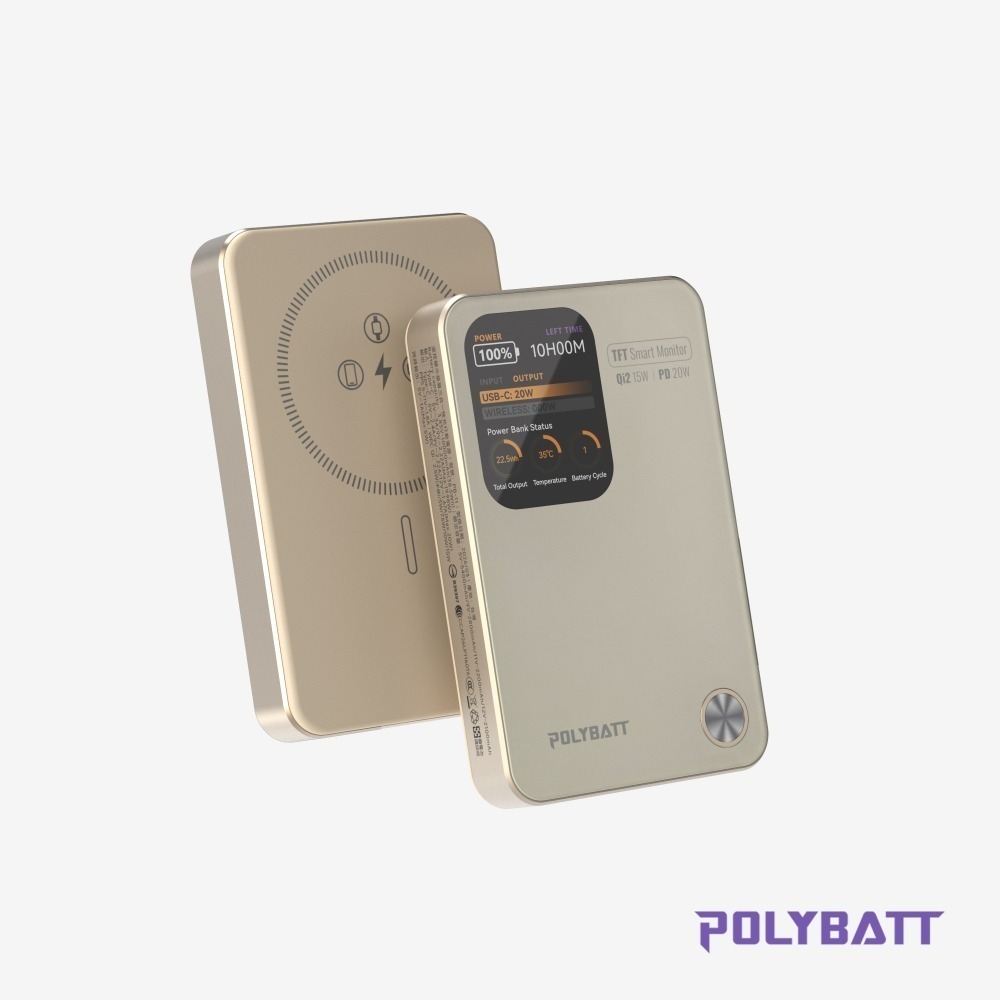 WH/CCC/QR碼 POLYBATT PB11 AI溫控防爆固態電芯 磁吸無線充行動電源 10000mAh-規格圖11