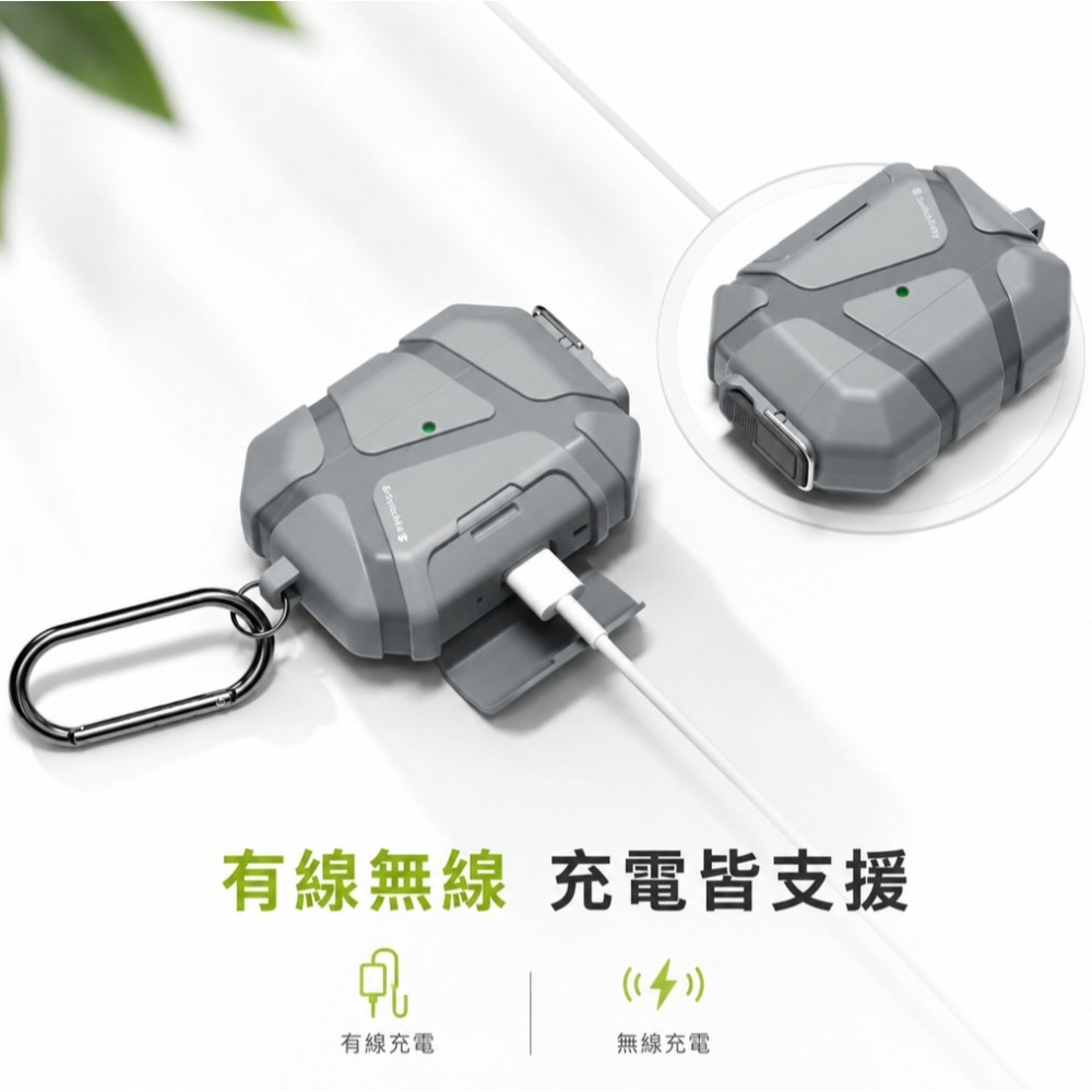 SwitchEasy 魚骨牌 Armor 支架耳機保護殼 AirPods Pro 3 耳機殼 安全鎖扣-細節圖3