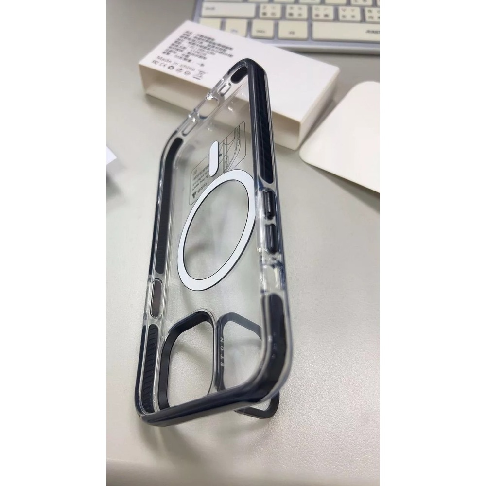 ETON 抗黃 光環磁吸鏡頭支架殼 軍規防摔殼 適用 iPhone 17 16 15 14 13 PRO MAX-細節圖9