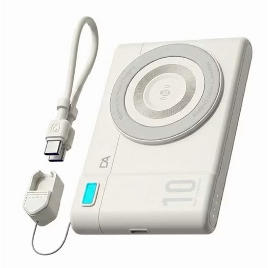 【3C認證/Wh標示】DA 小卡 超薄磁吸行動電源 10000mAh 磁吸充電 自帶雙線 快充-規格圖11