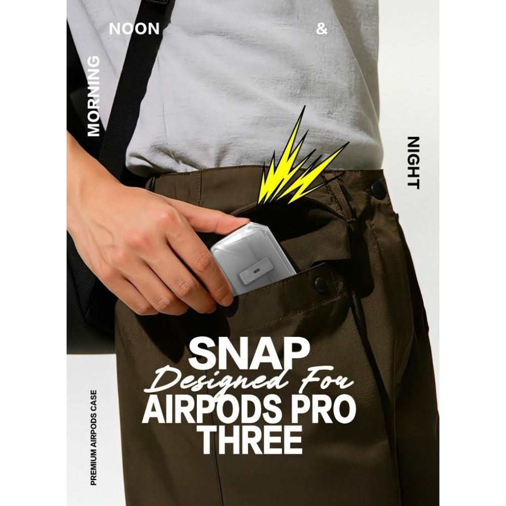 AirPods Pro 3代 Solide 磁吸開蓋 卡扣式保護套 耳機保護殼 耳機殼 支援無線充電-細節圖4