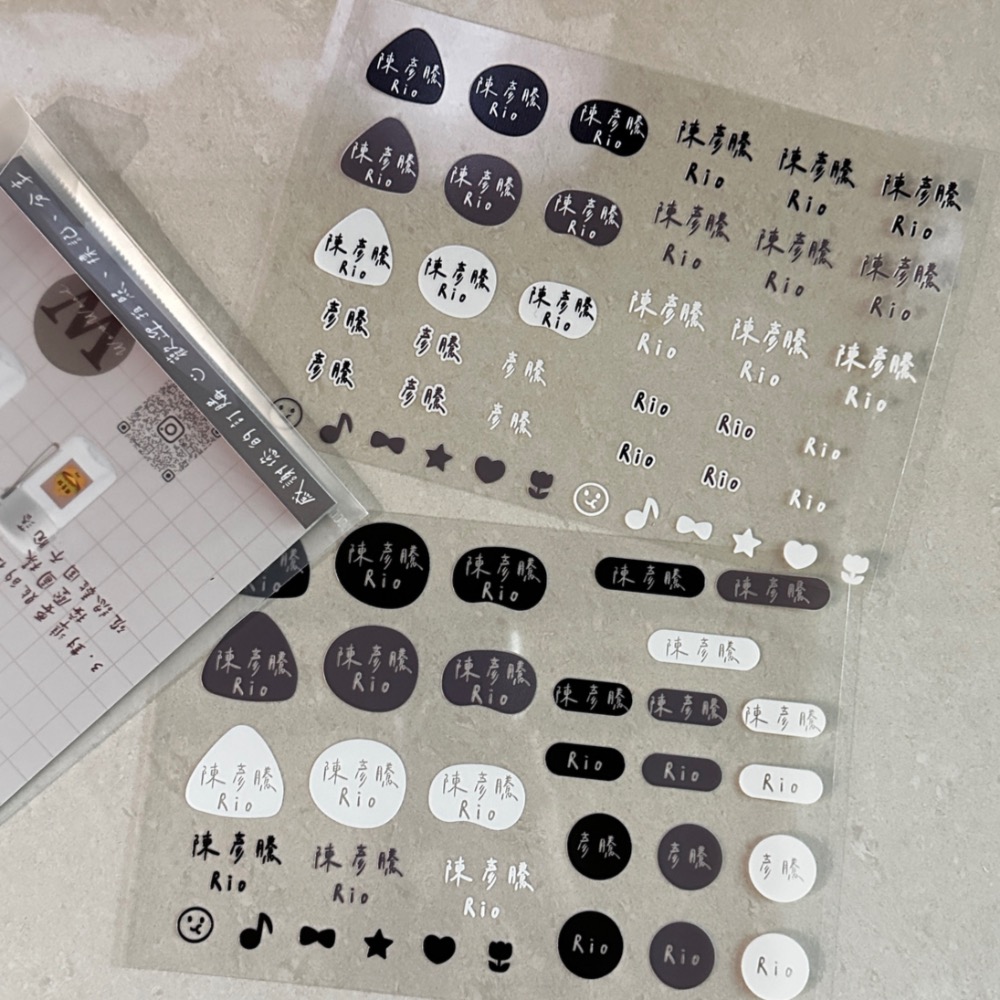 ⊹上學必備⊹姓名貼/水晶貼紙/冷轉印貼紙/耐冷、耐熱、耐洗-細節圖7