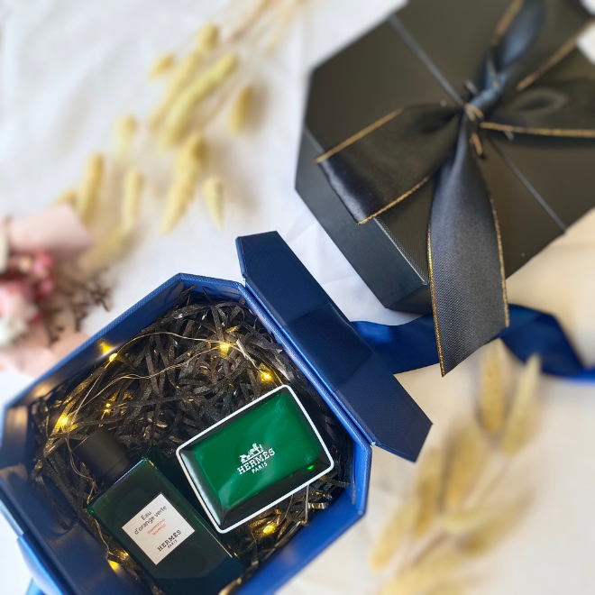 HERMES 愛馬仕 D＇Orange Verte橘綠之泉香氛洗沐系列二件組禮盒-細節圖2