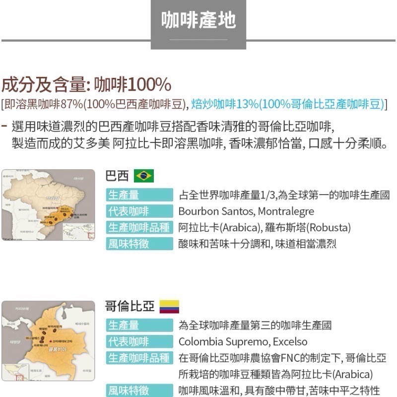 艾多美 阿拉比卡 即溶黑咖啡-細節圖3