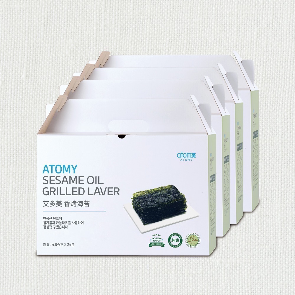 艾多美 香烤海苔(小片裝) 一盒24包/超取限2盒-規格圖5