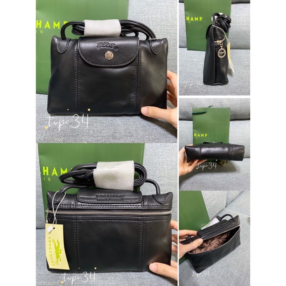 ✨美國代購✨ 熱銷售出百件🔥法國正品Longchamp 1061小羊皮輕便手提斜挎包/郵差包 肩帶可調-細節圖2