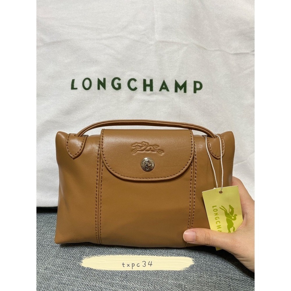 ✨美國代購✨ 熱銷售出百件🔥法國正品Longchamp 1061小羊皮輕便手提斜挎包/郵差包 肩帶可調-細節圖3