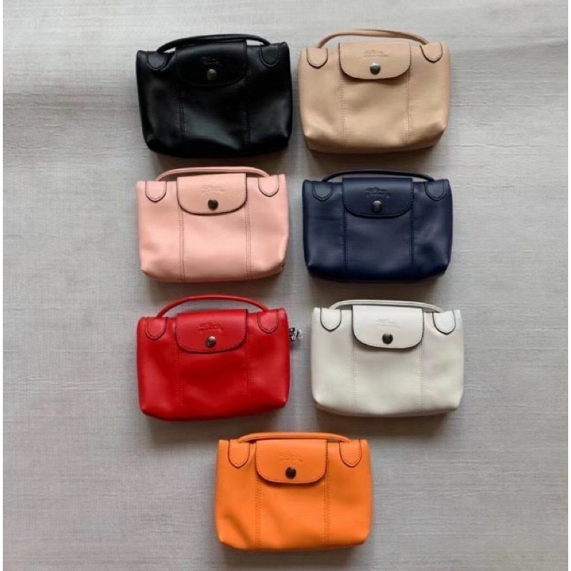 ✨美國代購✨ 熱銷售出百件🔥法國正品Longchamp 1061小羊皮輕便手提斜挎包/郵差包 肩帶可調-細節圖9