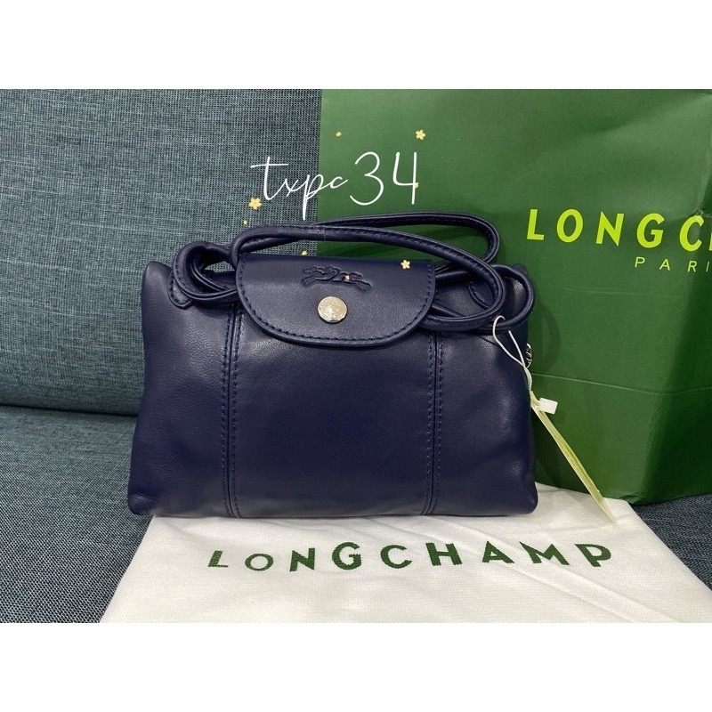 ✨美國代購✨ 熱銷售出百件🔥法國正品Longchamp 1061小羊皮輕便手提斜挎包/郵差包 肩帶可調-規格圖9