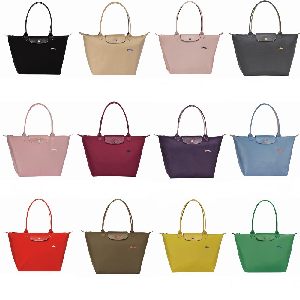 ✨美國代購✨法國正品熱銷款🔥Longchamp 刺繡飛馬 Le Pliage Green環保系列水餃包(1899大號-細節圖3