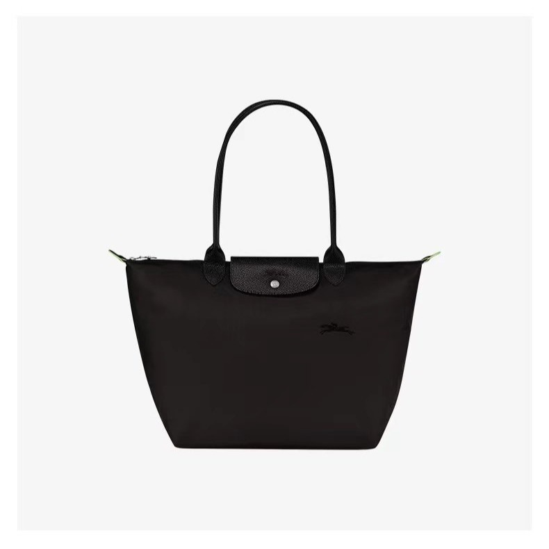 ✨美國代購✨法國正品熱銷款🔥Longchamp 刺繡飛馬 Le Pliage Green環保系列水餃包(1899大號-細節圖7