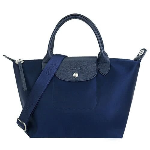 ✨美國代購✨法國正品代購 LE PLIAGE NEO系列新款厚尼龍奔馬織紋背帶手提/斜背兩用包（小號/大號）-細節圖6