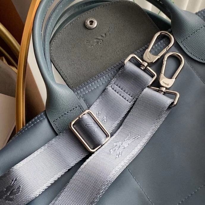 ✨美國代購✨法國正品代購 LE PLIAGE NEO系列新款厚尼龍奔馬織紋背帶手提/斜背兩用包（小號/大號）-細節圖9