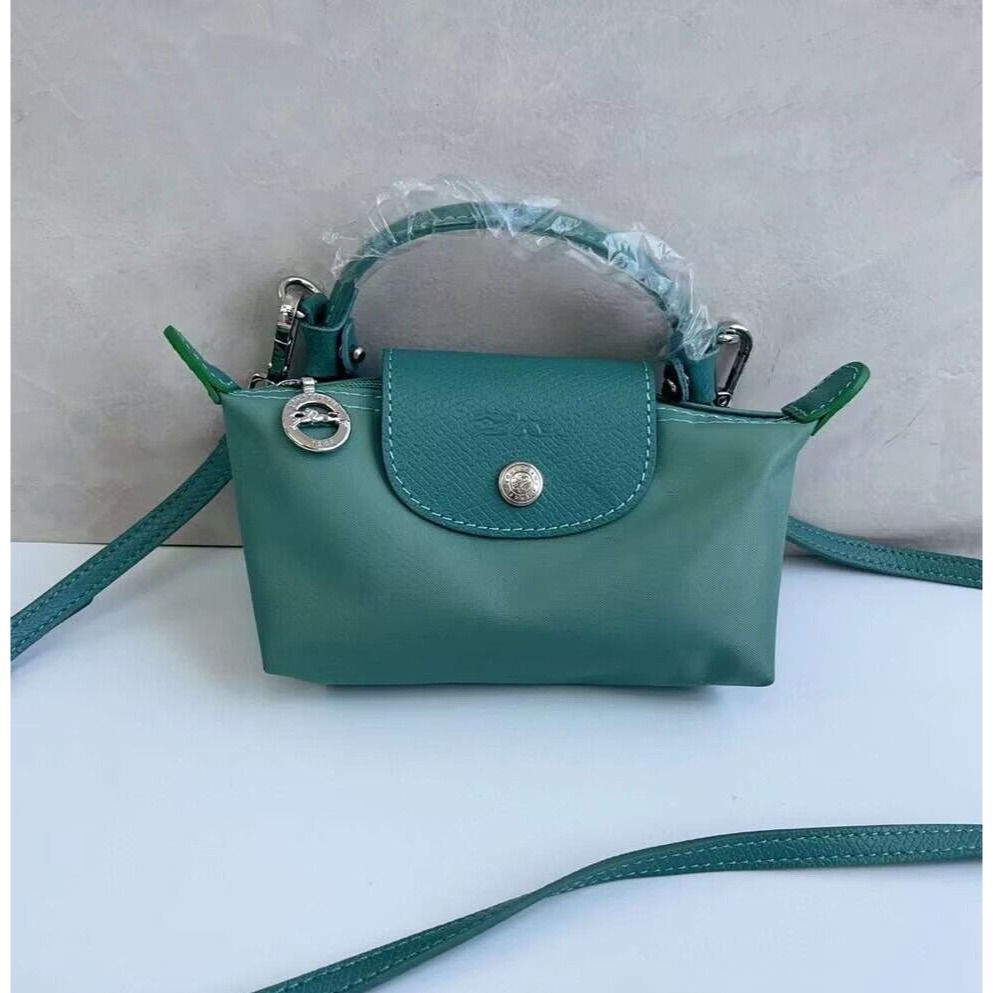 ✨美國代購✨法國Longchamp經典款mini號單手柄時尚手提包輕便實用手拎包(無背帶）-細節圖4